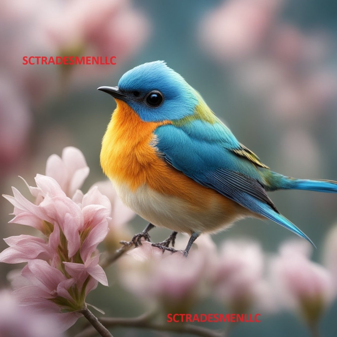 Bird Flowers Digital Image Picture Pic Photo Wallpaper Screensaver ...