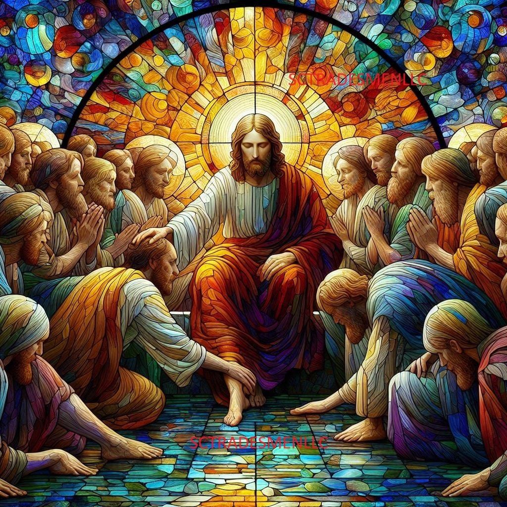 Jesus digital image picture pic photo wallpaper screensaver background desktop art high quality AI artwork clip art image file