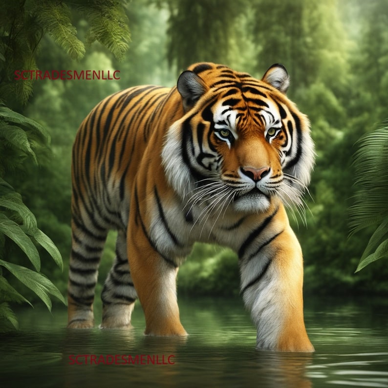 Tiger Digital Image Picture Pic Photo Wallpaper Screensaver Background
