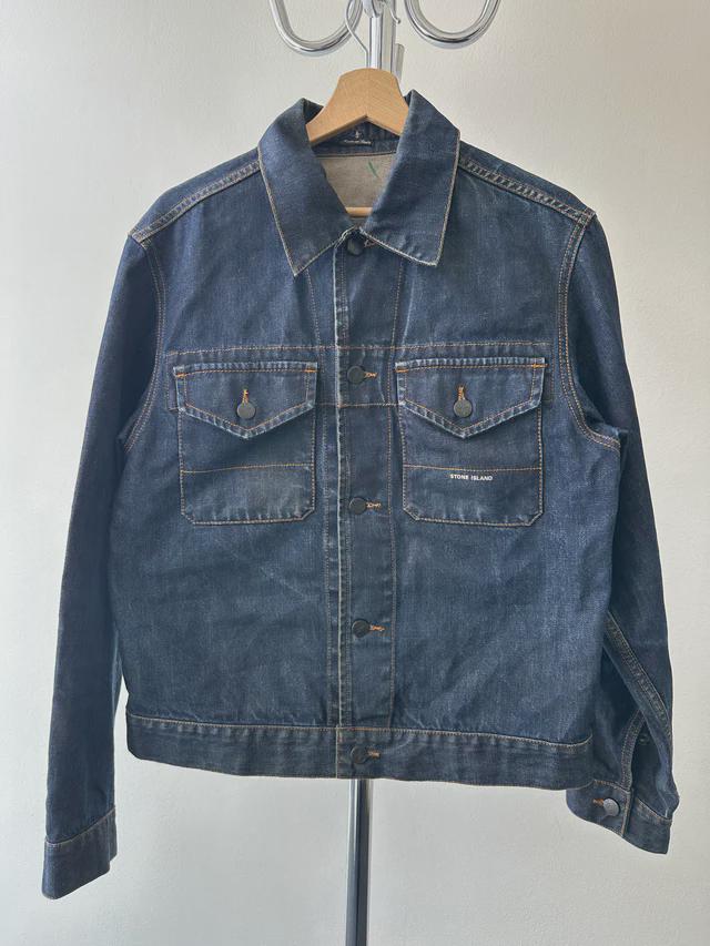 90s stone island vintage denim jacket stone island 90s archive