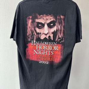 T-shirt vintage Halloween Horror Nights 2002 - taille L