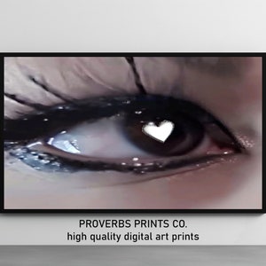 Colorful Eye Print Art - Surreal Reflection Artwork, Emotional Wall Decor for Unique Artistic Spaces, Perfect Gift for Art Lovers OV3156