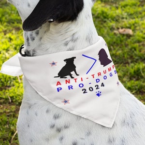 Anti-Trump Election Political Dog Bandanna