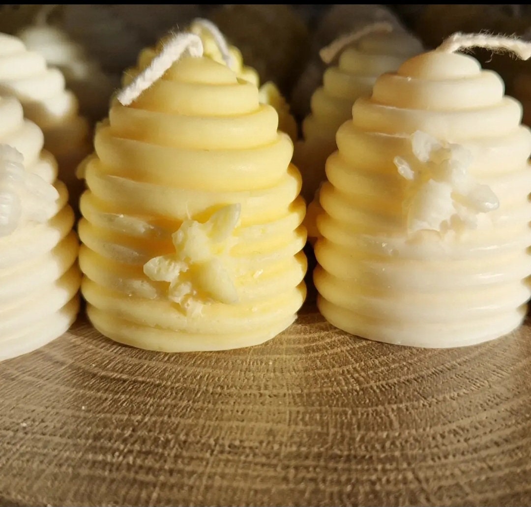 Soy wax hive candle