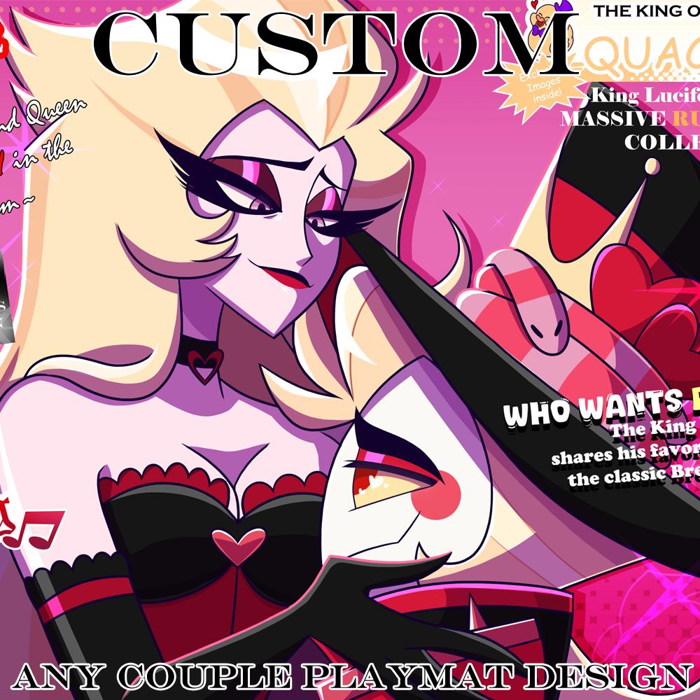 Hazbin hotel playmat - Etsy 日本