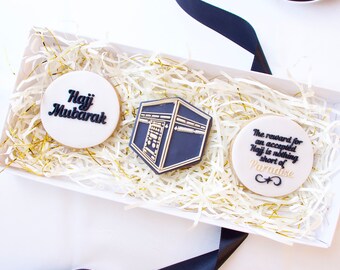 Hajj Gift Sugar Cookies Biscuits/ Eid Gift/Kaabah/ Hajj Mubarak/ Postal Letterbox Cookies/ Gift Box For Muslims/ Unique Gift for Eid