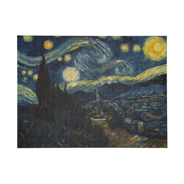 Jigsaw Puzzle 96, 252, 500, 1000-Piece | Van Gogh's Masterpiece: 1,000-Piece Puzzle - The Starry Night for Art Enthusiasts