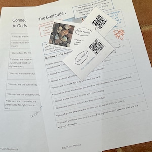 Beatitudes download with activity sheet