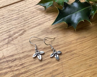 Holly earrings with Sterling Silver 925 hooks