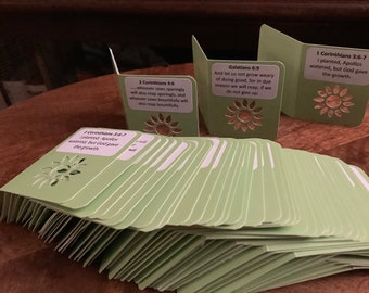 20 Growing and sowing Bible verse reminder cards
