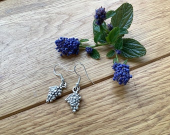 Bunch of Grapes earrings with Sterling Silver 925 hooks