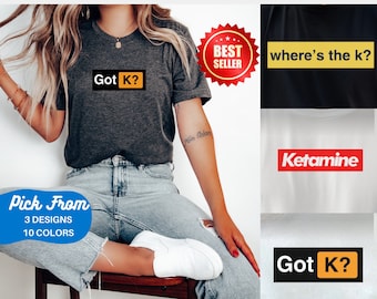 Camiseta divertida de ketamina para festival de música