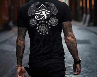 Trippy Rave Camisa Geometría Sagrada Para Festivales Raves Y Ropa Psicodélica EDM