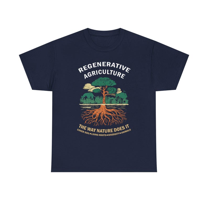 Farm Life Shirt | Regenerative Agriculture Tee | Roots Design ...