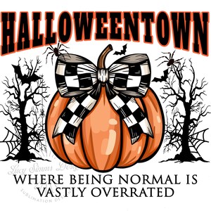 Halloweentown Png, Halloween Shirt Png, Retro Halloween Png, Halloween Pumpkin Png, Fall Png, Pumpkin png, Coquette Halloween, Spooky Vibes