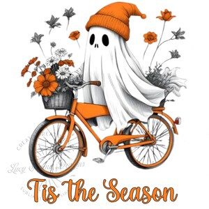 Cute Halloween Ghost Shirt Png, Halloween Png, Spooky Season Png, Spooky vibes Png, Retro Halloween Png, Fall Png, Sublimation Designs