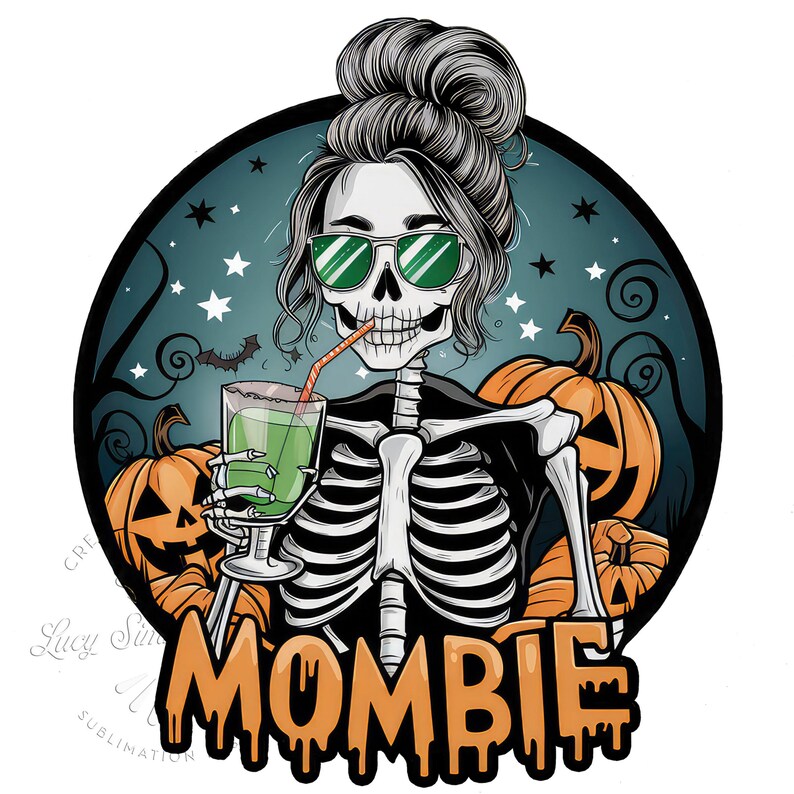 Mombie Sublimation Design: Funny Halloween PNG (digital Download) - Etsy