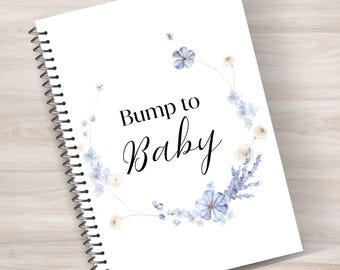 Afdrukbaar zwangerschapsdagboek | Herinneringsboek voor baby's | Direct downloaden | Zwangerschapstracker | Boek met kraamcadeaus