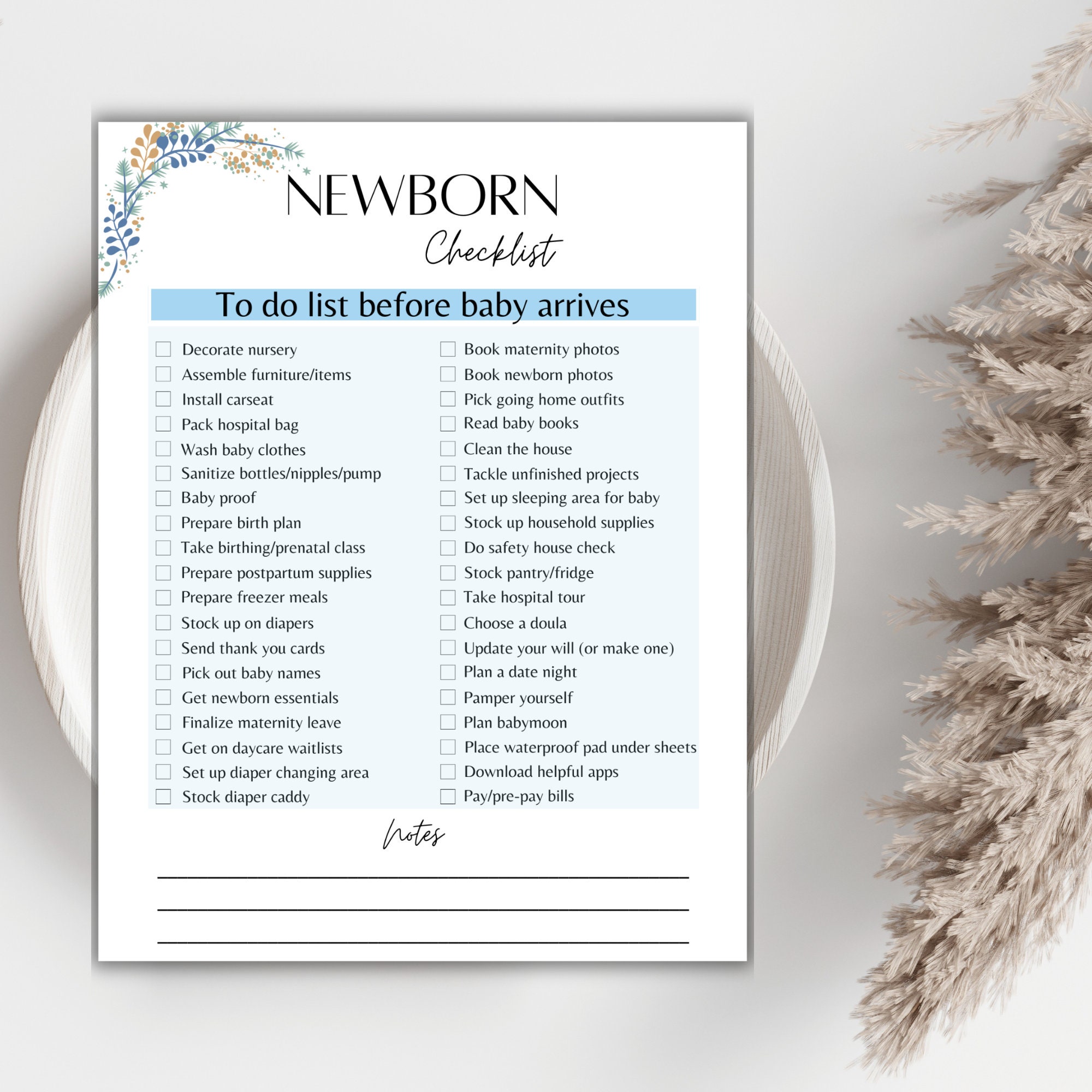 newborn-to-do-list-newborn-checklist-baby-to-do-list-printable