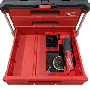 M12 FUEL Oscillating Tool Organizer for Milwaukee Packout 3-Drawer – Also Fits 2-Drawer & Multi-Depth – Tools Not Included