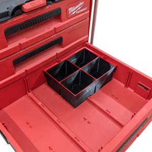 4 Bins Drawer Insert for Packout 3-Drawer Tool Box (48-22-8443)