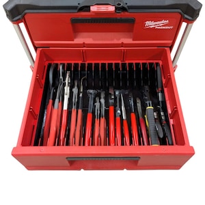 Pliers Organizer Insert for Milwaukee Packout 2-Drawer – Also Fits 3-Drawer & Multi-Depth – Tools Not Included
