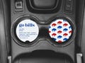 Set of Buffalo Car Coaster | Buffalo Bills Car Coaster | Absorbent Car Coaster | Buffalo Football Coaster | Buffalo Bills Teacher Gift