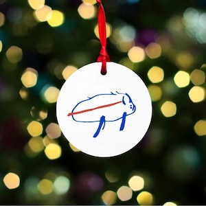 Josh Allen Buffalo Bills Potato Ornament | Josh Potato Ceramic Ornament