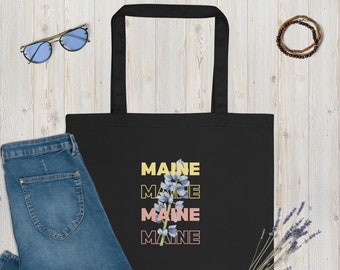 Maine Lupine Eco Tote Bag