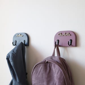 Children’s backpack hook, Decorative wall coat rack, Custom bathroom hooks