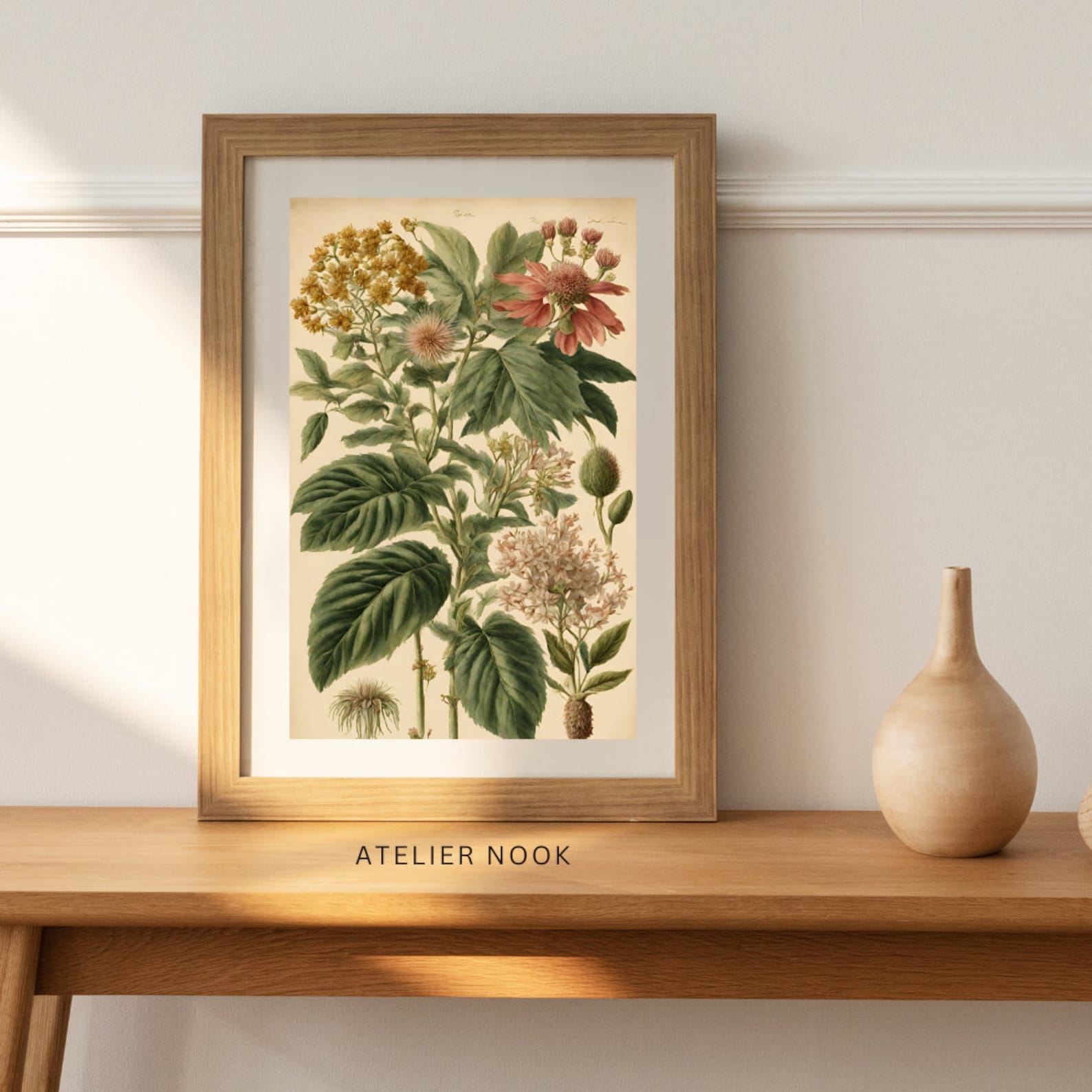 Vintage Flower Prints PDF, Floral Wall Art Printable, Home Wall Art ...