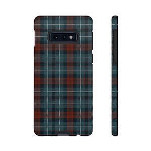 Samsung Galaxy Cell Phone Case - Smooth Plaid Print - Show Off Your Style with this Distinguished Plaid Print Cell Phone Case