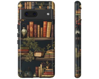 Google Pixel Cell Phone Case - Book Lovers Library - Add New Literary Charm to Your Google Pixel!