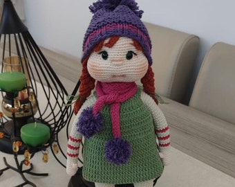 Amigurumi pattern doll crochet for doll Patty PDF pattern English