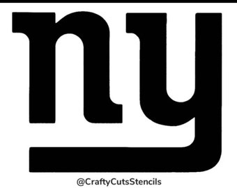 New York Giants 2 Football Schablone Langlebig & wiederverwendbar 6x6 Zoll Versandkostenfrei