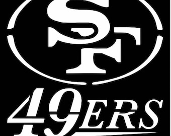 San Francisco 49ers Stencil Durable & Reusable 7x4 Inch Free Shipping