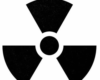 Stencil radioattivo durevole e riutilizzabile 6x6 pollici Spedizione gratuita