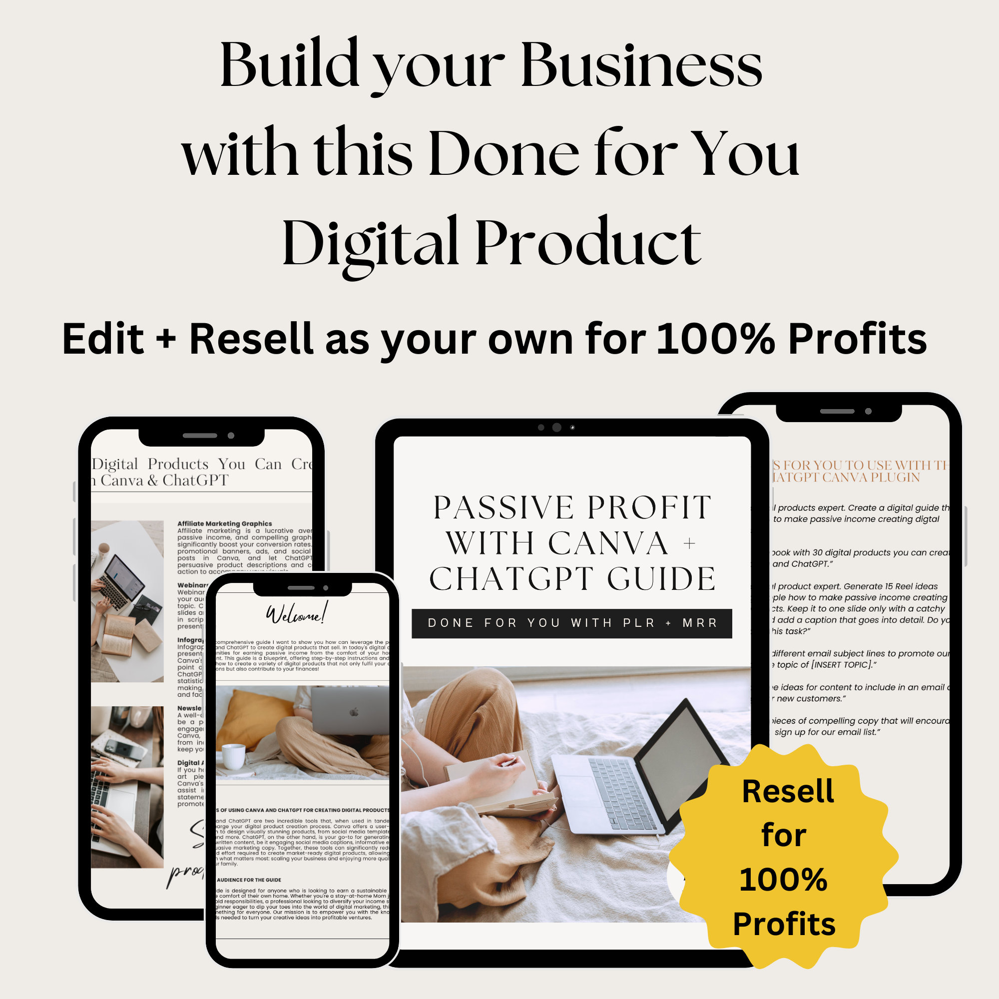 Done for You Digital Marketing Guide E-book With Master Resell Rights ...