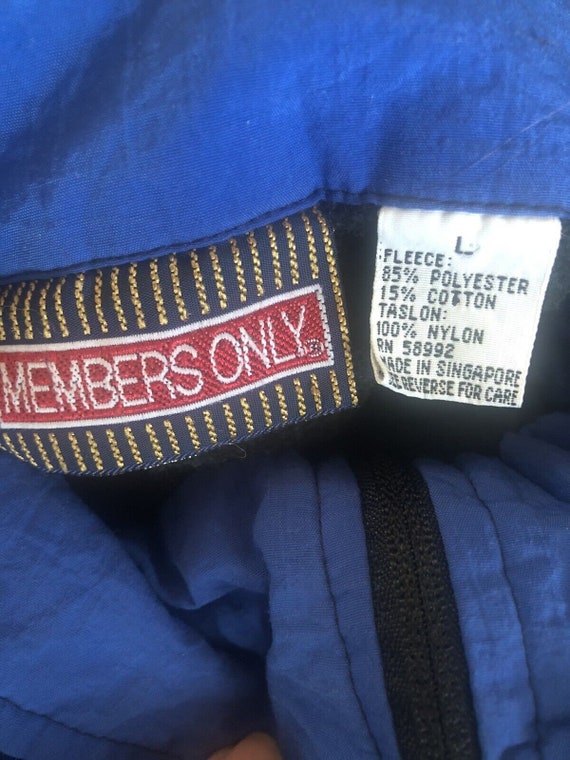 Vintage 80s Members Only 2 Piece Jacket & Pants S… - image 3
