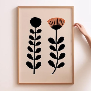 Scandinavian Wall Art Norwegian Folk Prints Floral Art Nordic Wall Art Bedroom Prints Scandi Home Decor Norway Bedroom Art Folklore Scandi