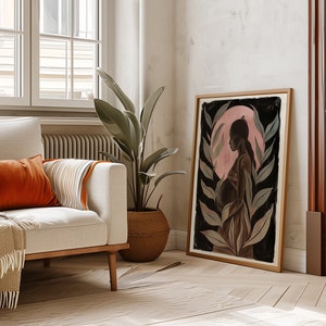 Arte de pared de embarazo, impresión de mujer embarazada, arte de oficina de partera, regalo para madre embarazada, póster del cuerpo de mujer embarazada, obra de arte de mamá, regalo para doula