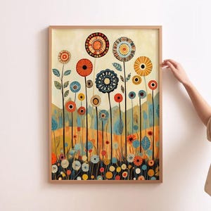 Scandinavische prints maximalistische muurkunst scandi prints botanische kunst eclectische wanddecoratie abstracte print kleurrijke muurkunst trendy prints
