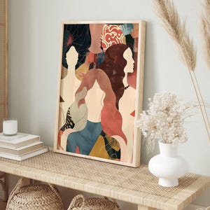 Feminist Print, Strong Women Art, Feminist Wall Art, Women Print, Girl Power Print, Empowerment Women Art, Women Illustration, Feminism Art image 3