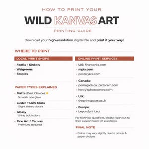 Printable wall art sizing guide showing common aspect ratios and print sizes, including 2:3, 3:4, 4:5, 5:7, and 11:14 options, with a simple style layout.