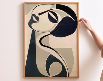 ATELIERCPH Abstract cubismポスターブラックフレーム付き ATELIERCPH Abstract cubismポスターブラックフレーム付き ATELIERCPH