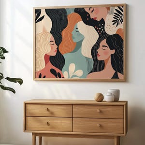 Feminist Print, Strong Women Art, Feminist Wall Art, Women Print, Girl Power Print, Empowerment Women Art, Women Illustration, Feminism Art