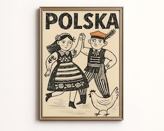 Impression d'art populaire polonais Polski Plakat