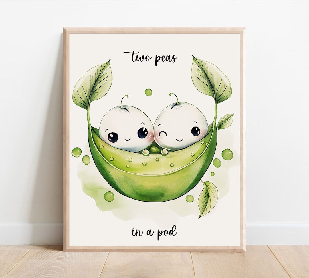Twin Wall Art Baby Twins Room Decor Twin Nursery Print Gift for Twins ...