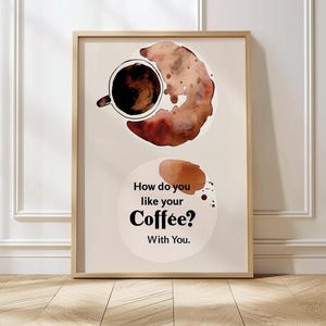 Coffee Wall Art Coffee Kitchen Art Abstract Cafe Decor Cafe Print Espresso Wall Art Home Coffee Prints Kitchen Art Couples Prints Cafe Art