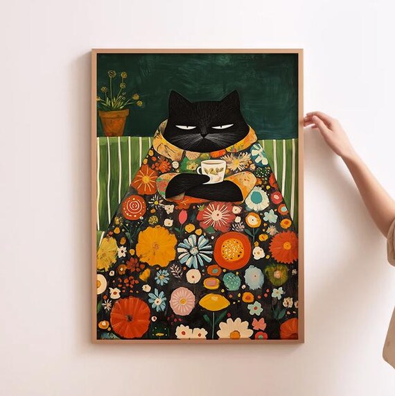 【コーヒーアート】ねこ 【公式通販】 コーヒーアート】ねこ 絵画